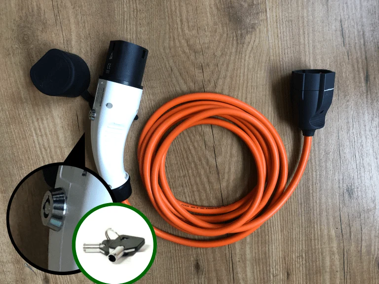 Mennekes Type2 - Shuko Recharge Cable Adapter