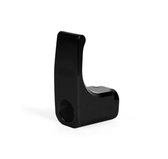 Black CNC aluminium hook for NIU MQi+ and UQi