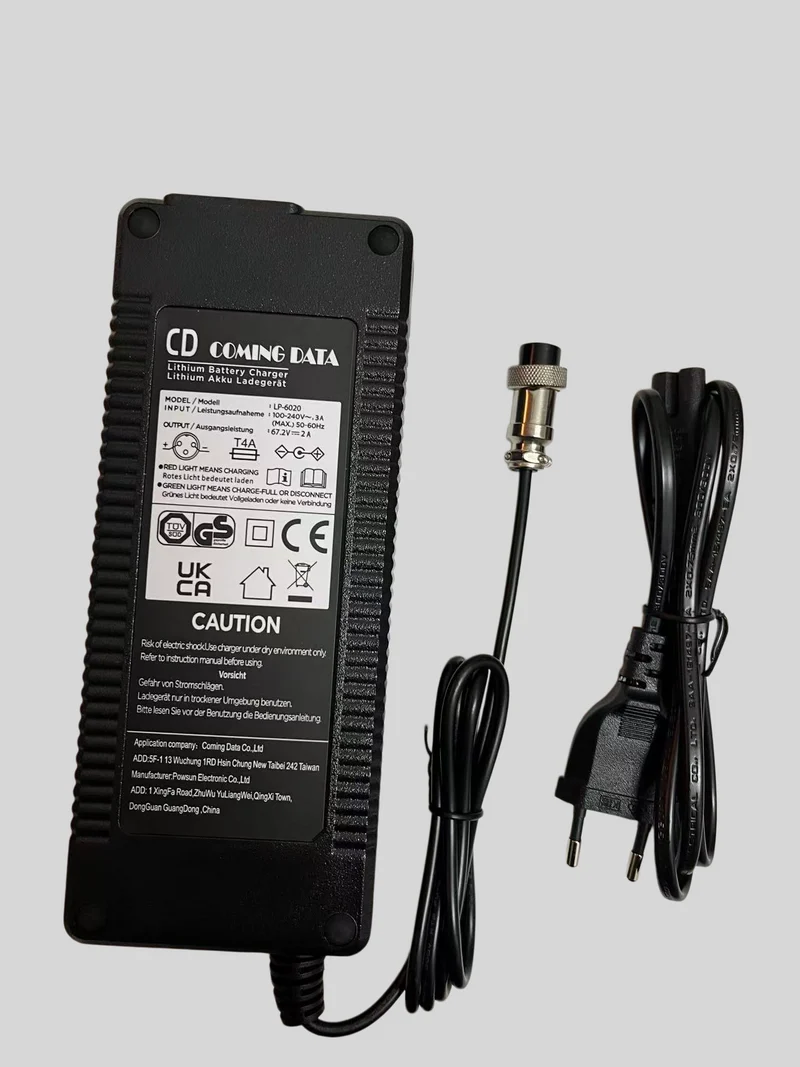 Carica Batteria Originale 67.2V 2A per monopattino elettrico JOYOR S10-S/S10-SZ/T10