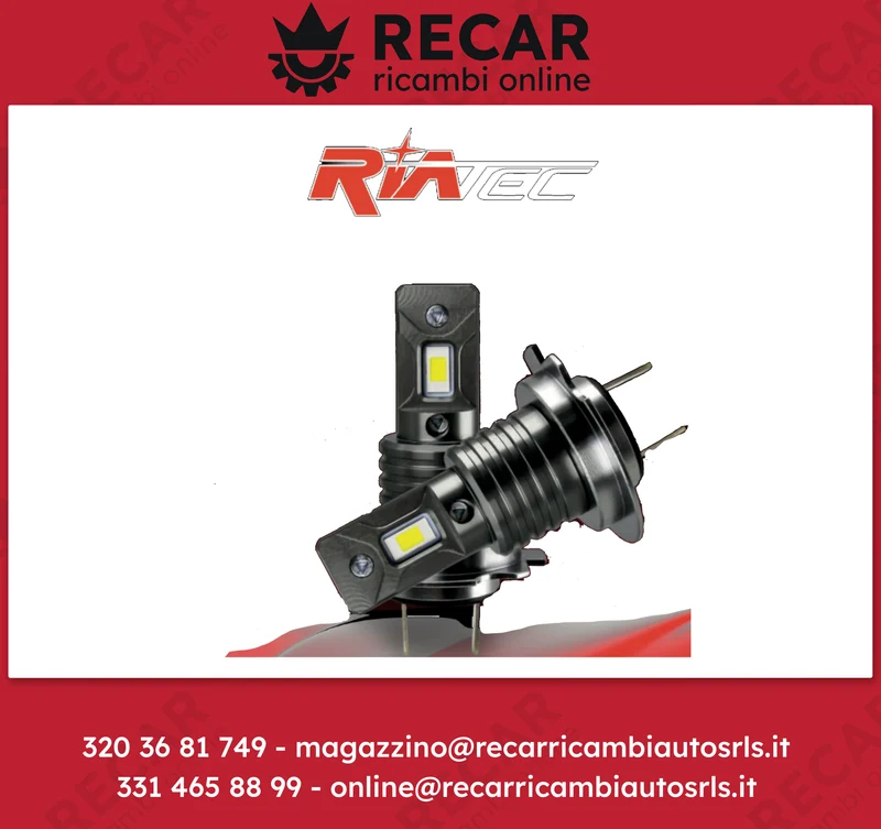 H7 LED RIATEC COPPIA 6000K mod 7537