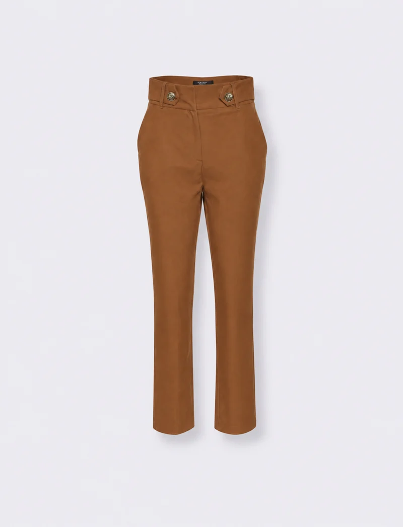 Pantalone slim - Cammello