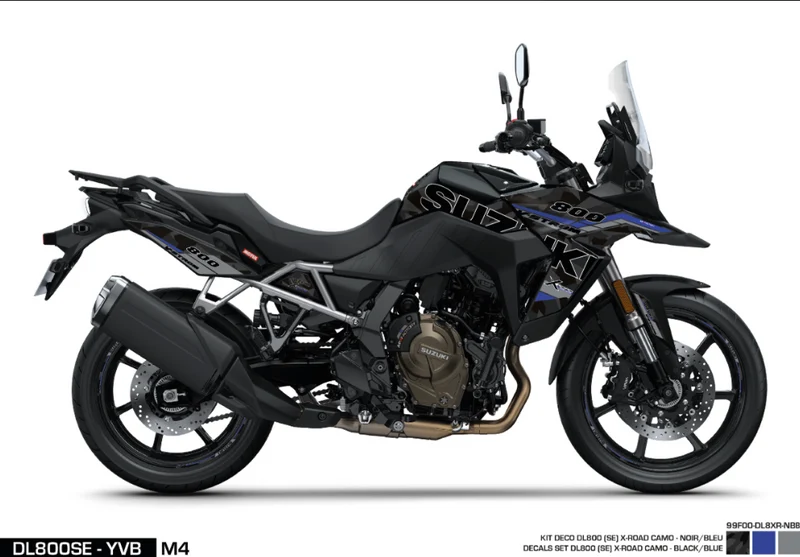 Kit adesivi DL800SE - X-Road - Black / Blue