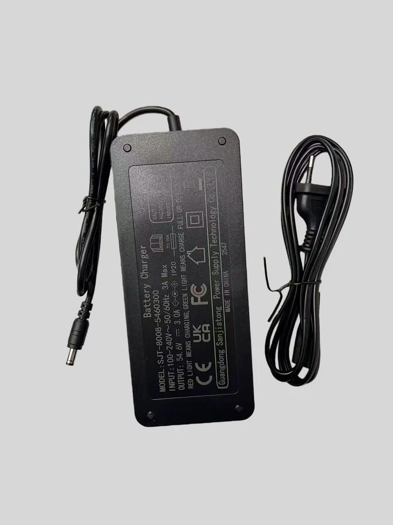 Carica Batteria 54.6V 2A DC5.5 per bicicletta elettrica FIIDO C11/C11 Pro/M1 Pro