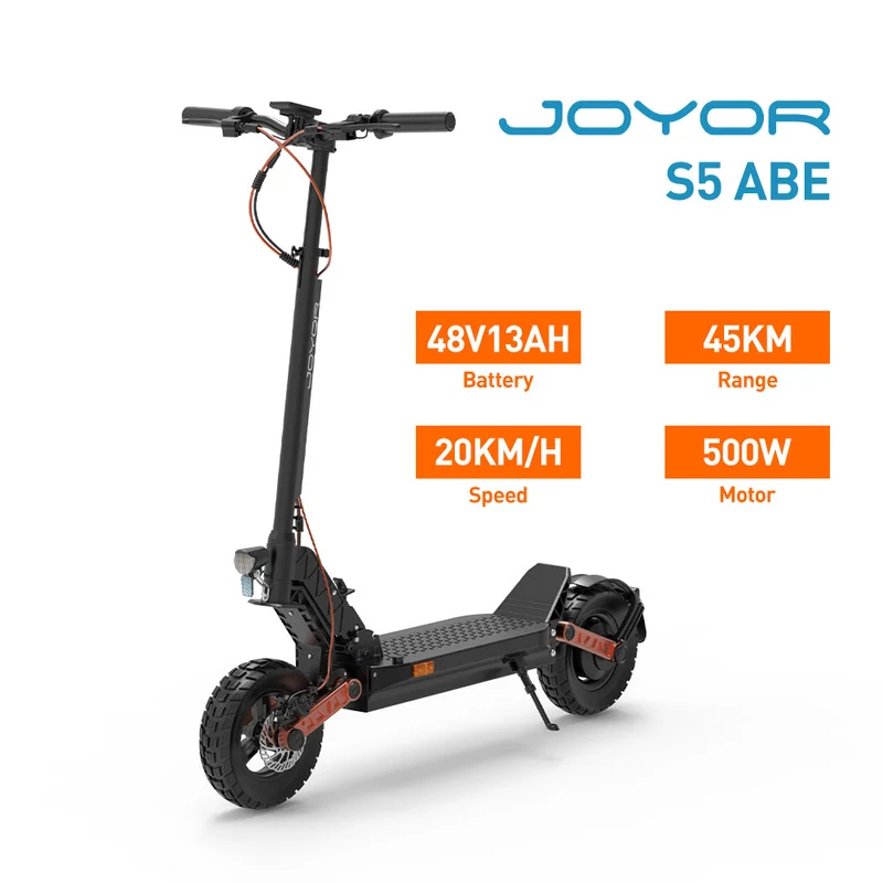 JOYOR S5 (ABE) Monopattino elettrico 500W Motore Batteria 48V 13Ah 20Km/h | Garanzia italiana