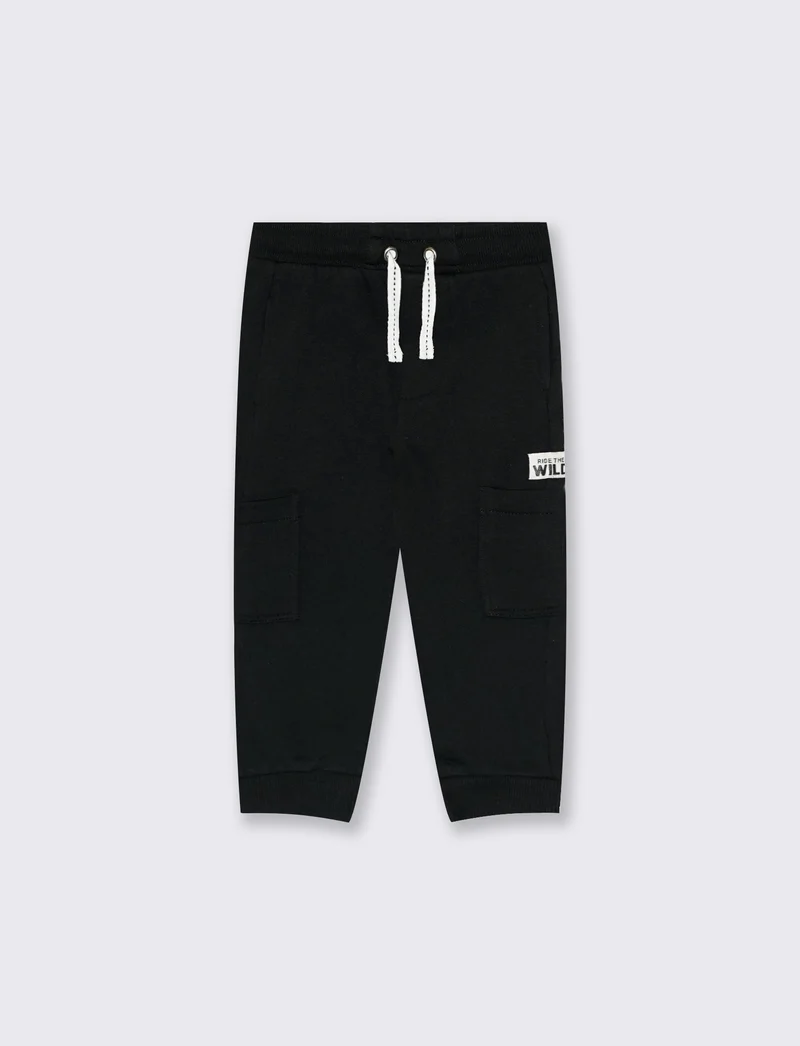 Pantafitness jogger dallo stile sportivo - Nero