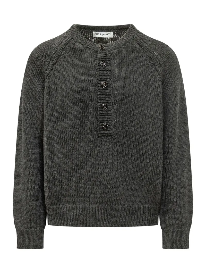 Maglia Shore Henley con Bottoni