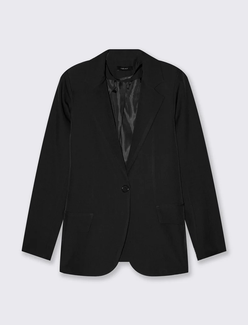 GIACCA MONOPETTO - Nero