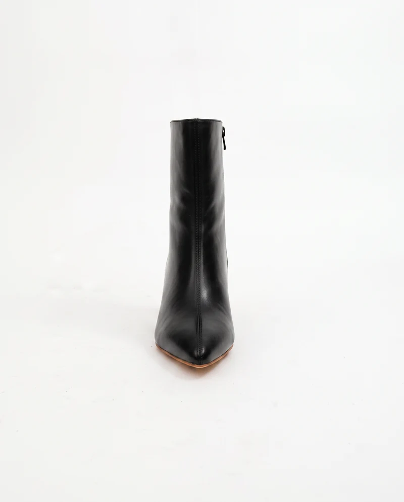 Tronchetto con tacco 75 mm - Nero
