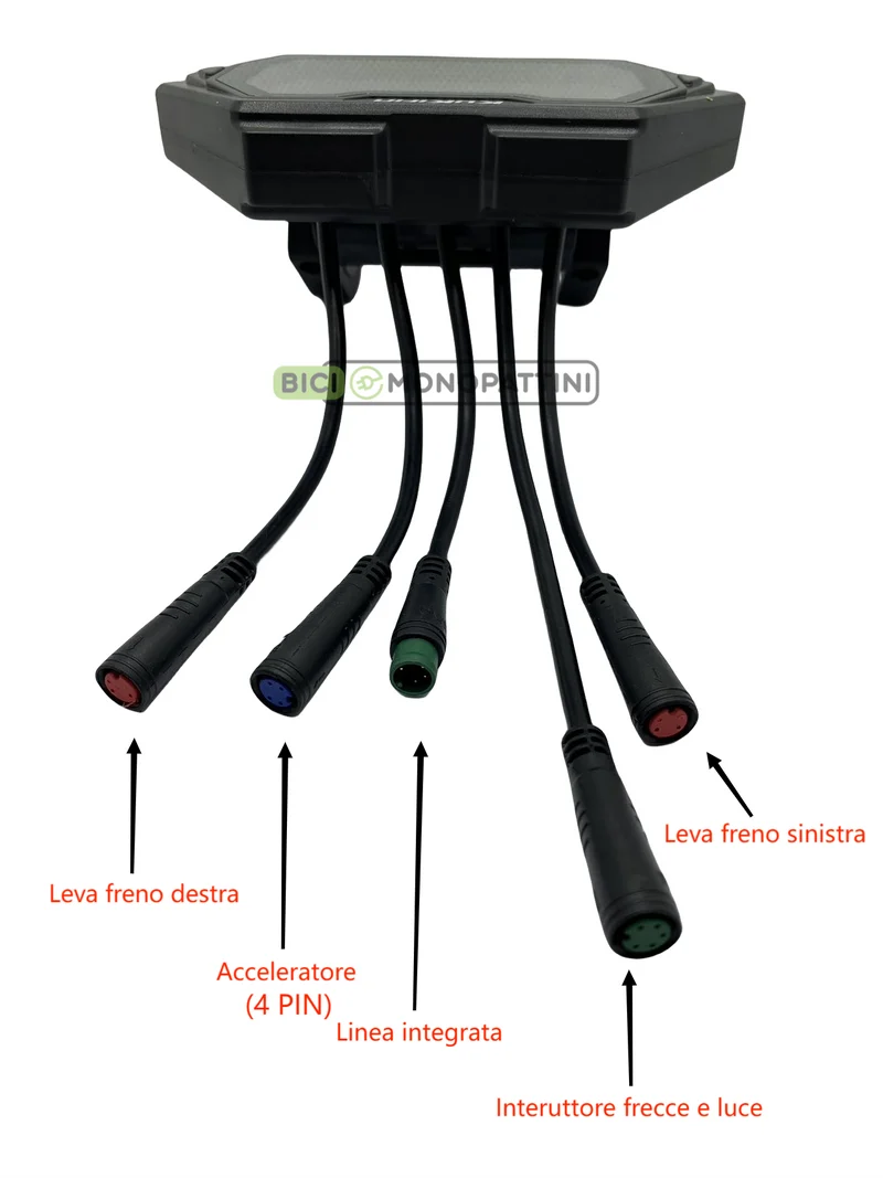 Display (accelaratore con 4 Pin) ORIGINALE per Kugoo Kukirin G2 Max e Kukirin G2 Pro (VERSIONE B) Monopattino Elettrico