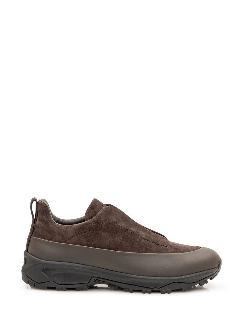 Sneakers Basse Slip On con Suola Carrarmato