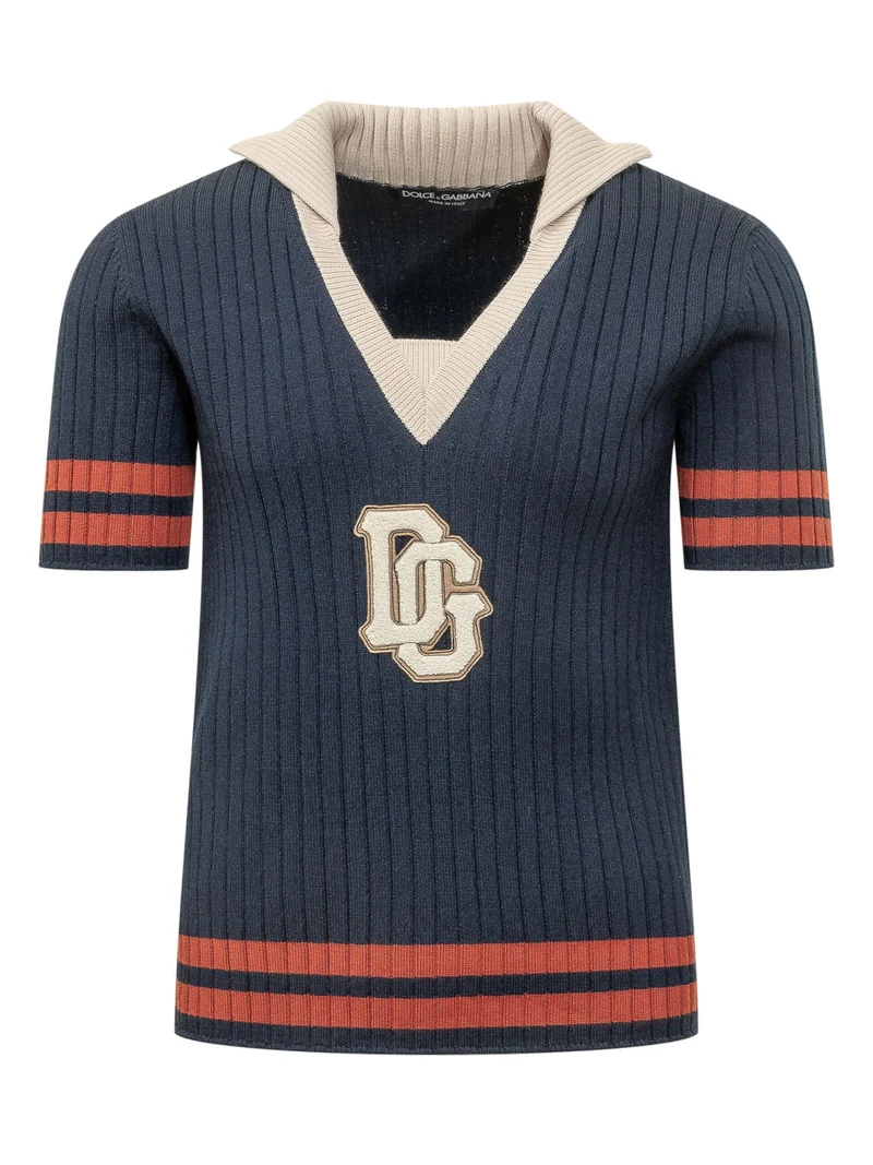 Maglia a Maniche Corte con Colletto