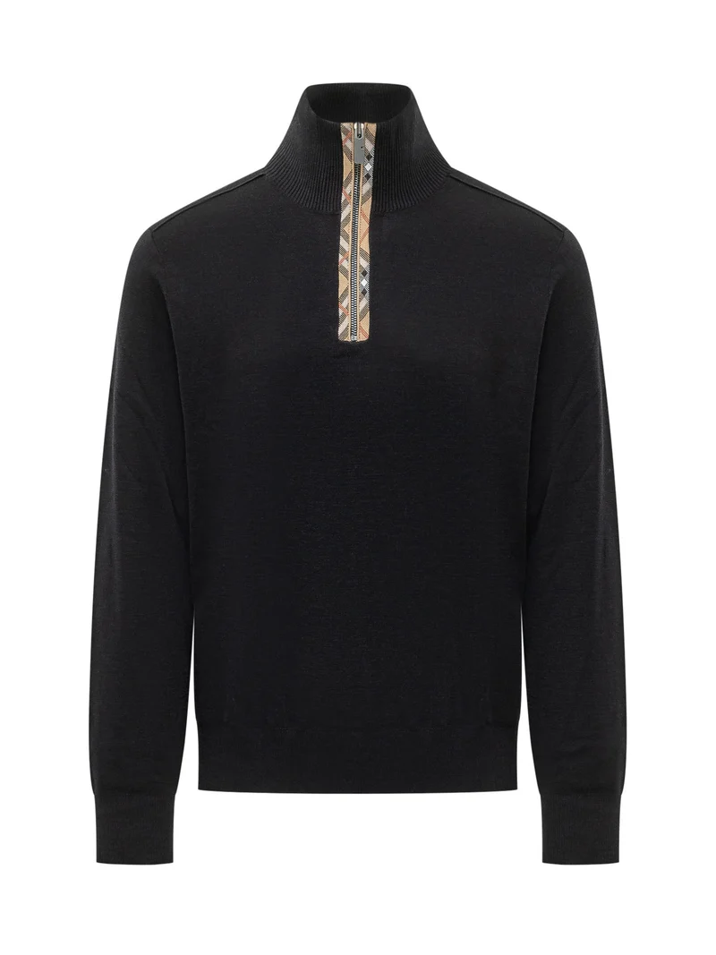 Maglia Cameron con Collo Alto e Zip