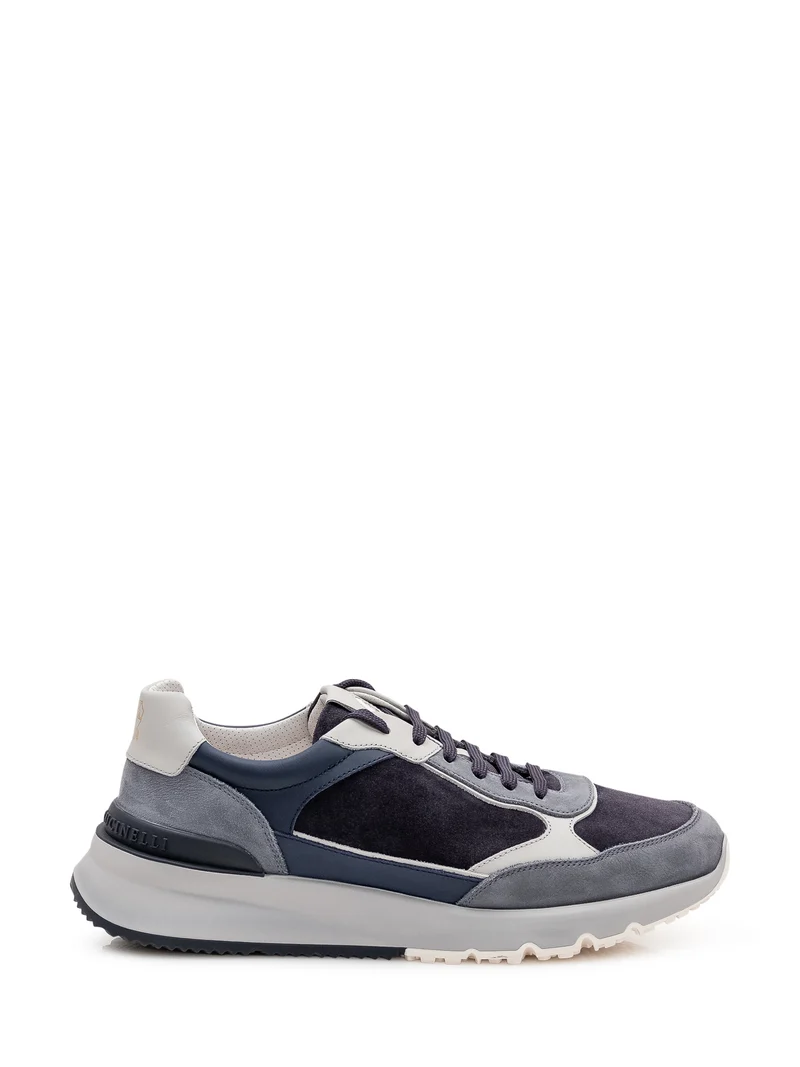Sneakers con Suola Scolpita