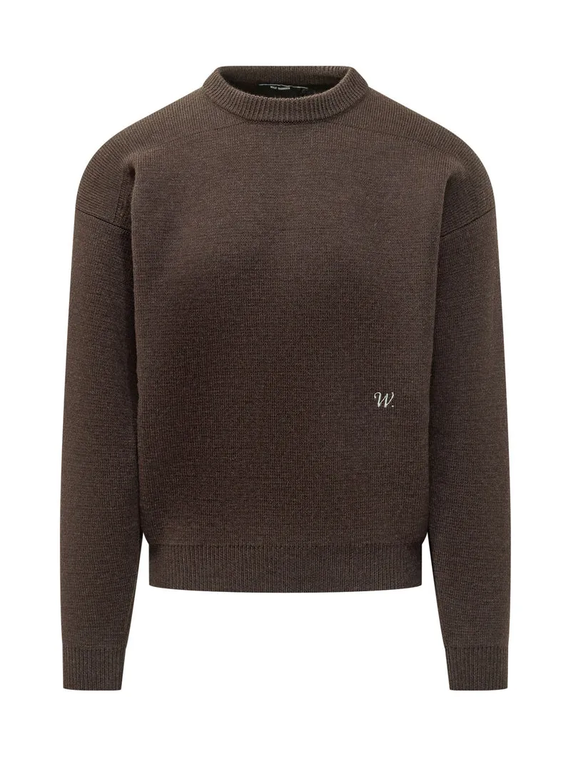Maglia Girocollo con Ricamo