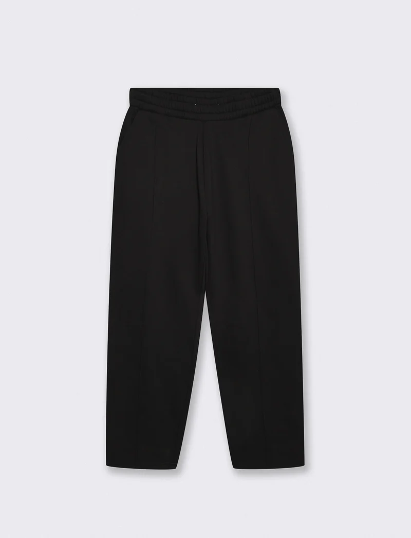 Pantaloni Jogger Baggy Straight Fit - Nero