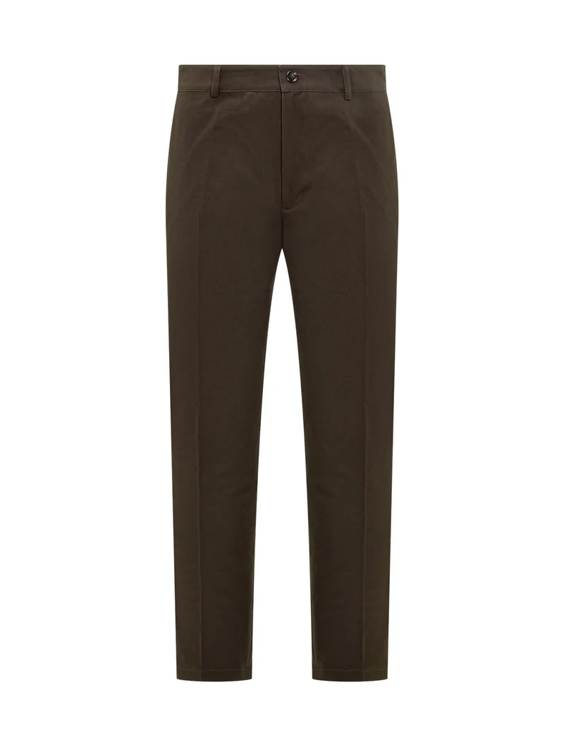 Burberry Pantaloni Slim Fit in Cotone Stretch
