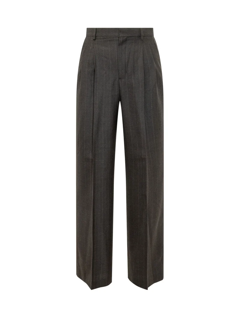 Pantaloni a Vita Alta con Pinces