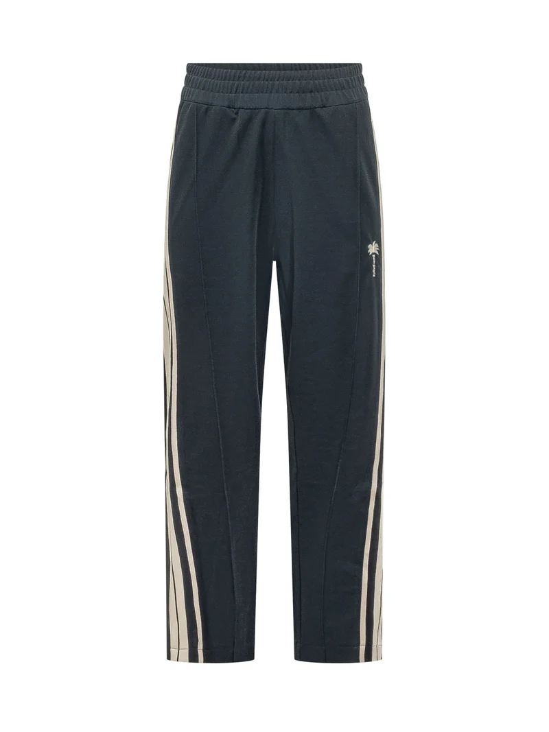 Palm Tree Track Pant con Bande Laterali