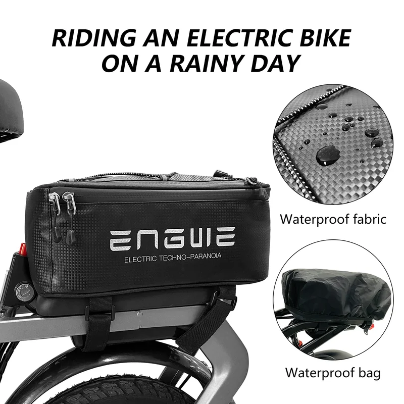 Engwe borsa Originale da bicicletta per sedile posteriore bagagliaio 7L