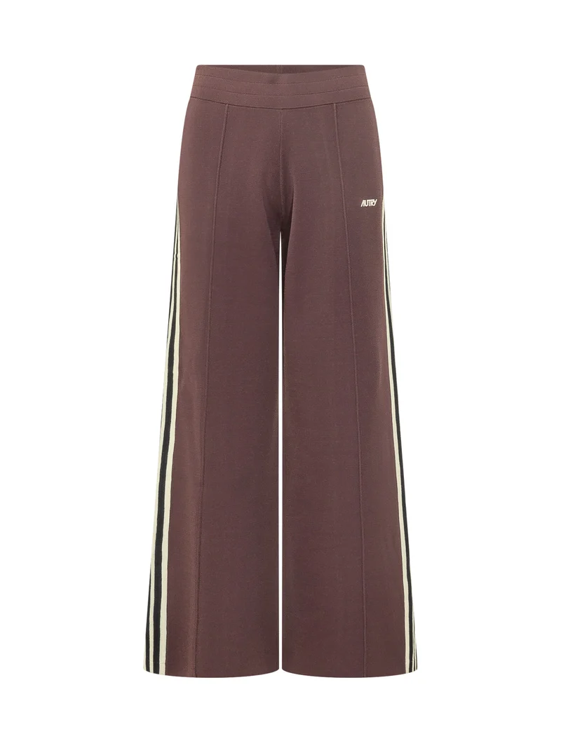 Pantaloni Palazzo con Bande Laterali