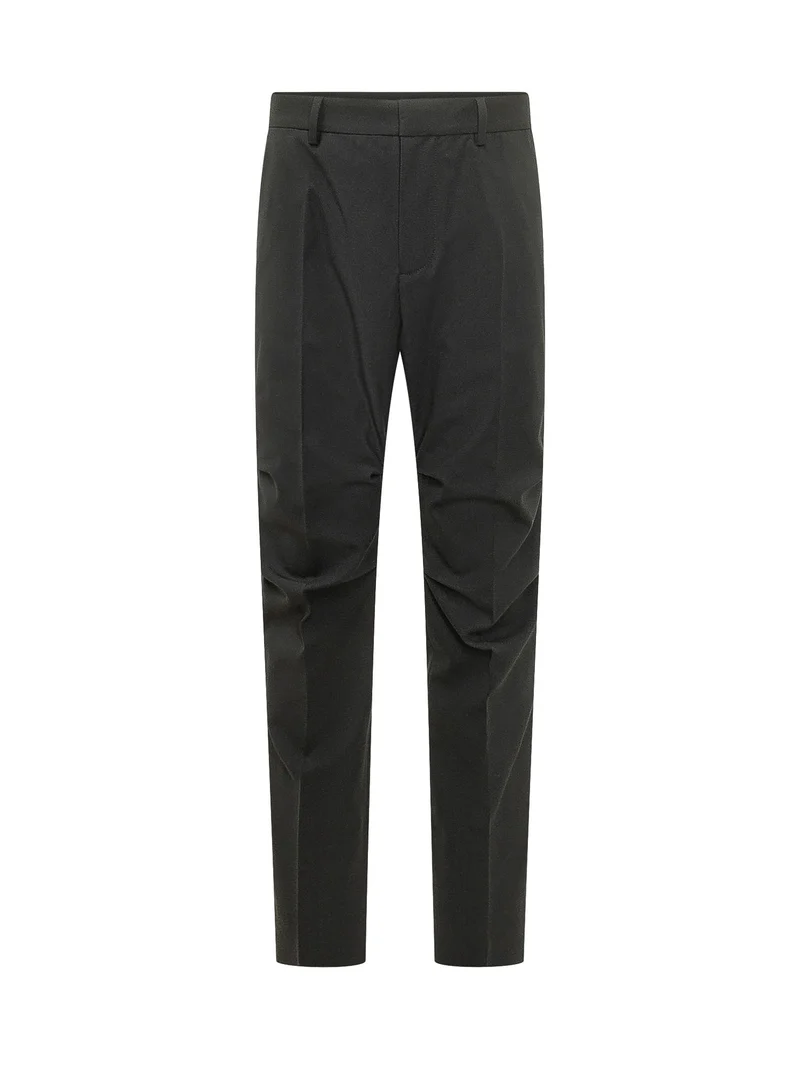 Pantaloni Chino con Piega Frontale