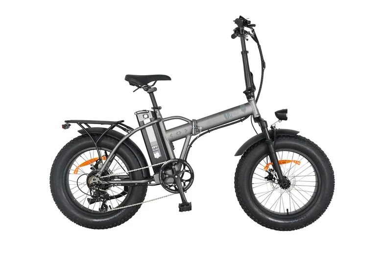 EMG M1X 48V Matt Titanium E-Bike Fat Bike Pieghevole 20" 48V 10,4Ah Titanio Opaco