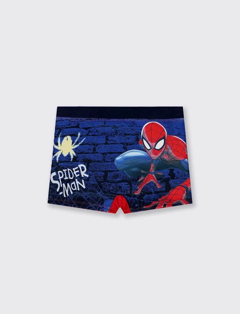 Costume boxer elastico con Spiderman - Rosso