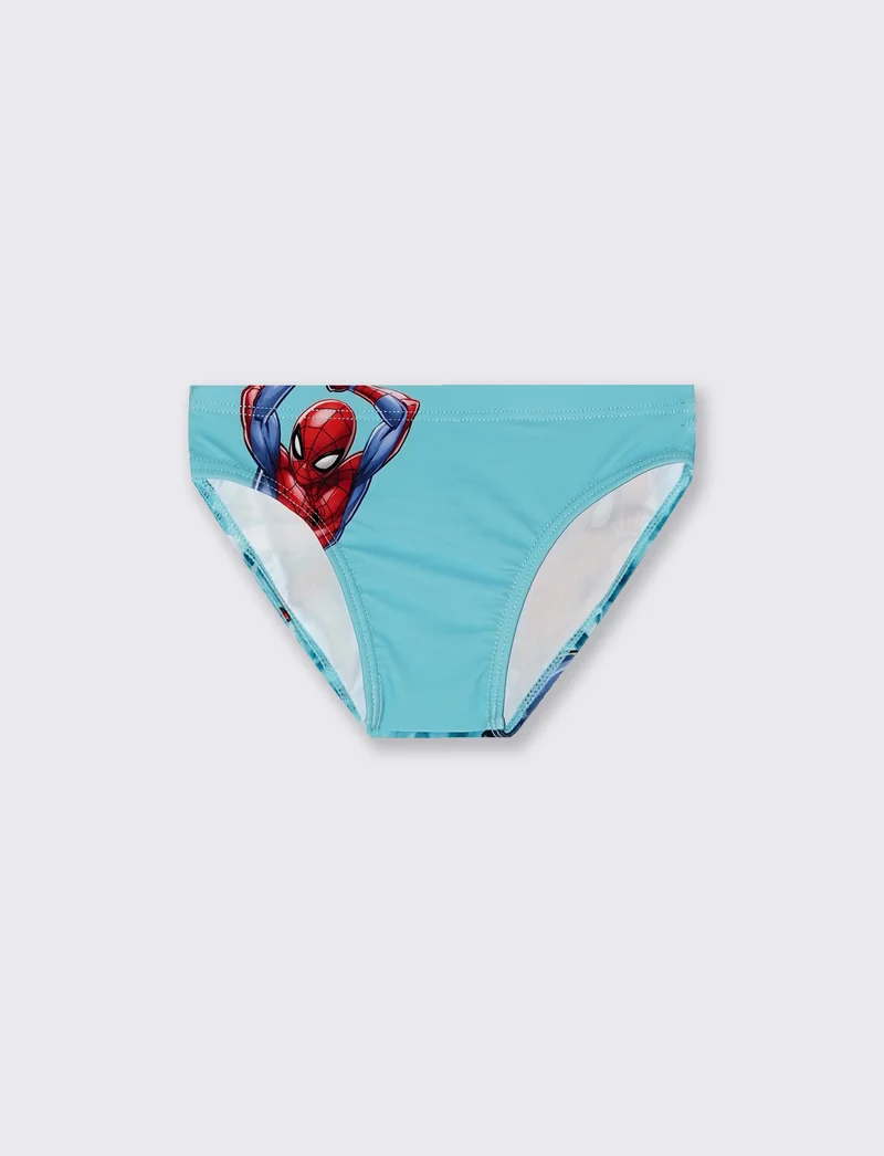 Costume Marvel Slip Spiderman Elastico - Turchese