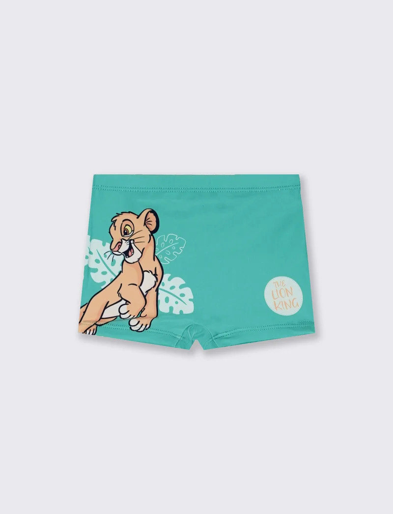 Costume Re Leone modello boxer tinta unita - Verde