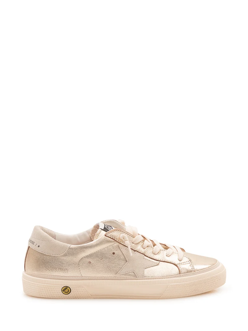 May Sneaker con Dettagli Lucidi