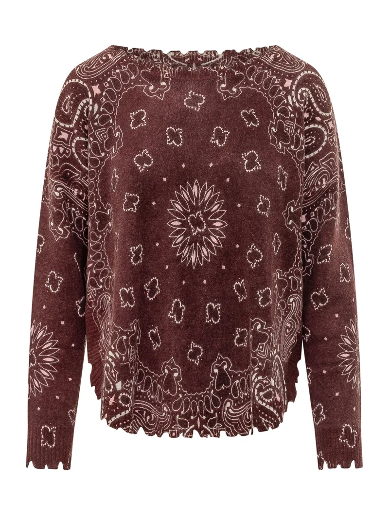 Maglia Mela Bandana con Motivo Paisley