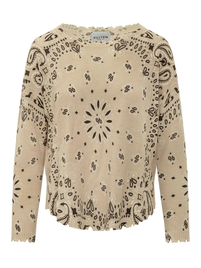 Maglia Mela Bandana con Motivo Paisley
