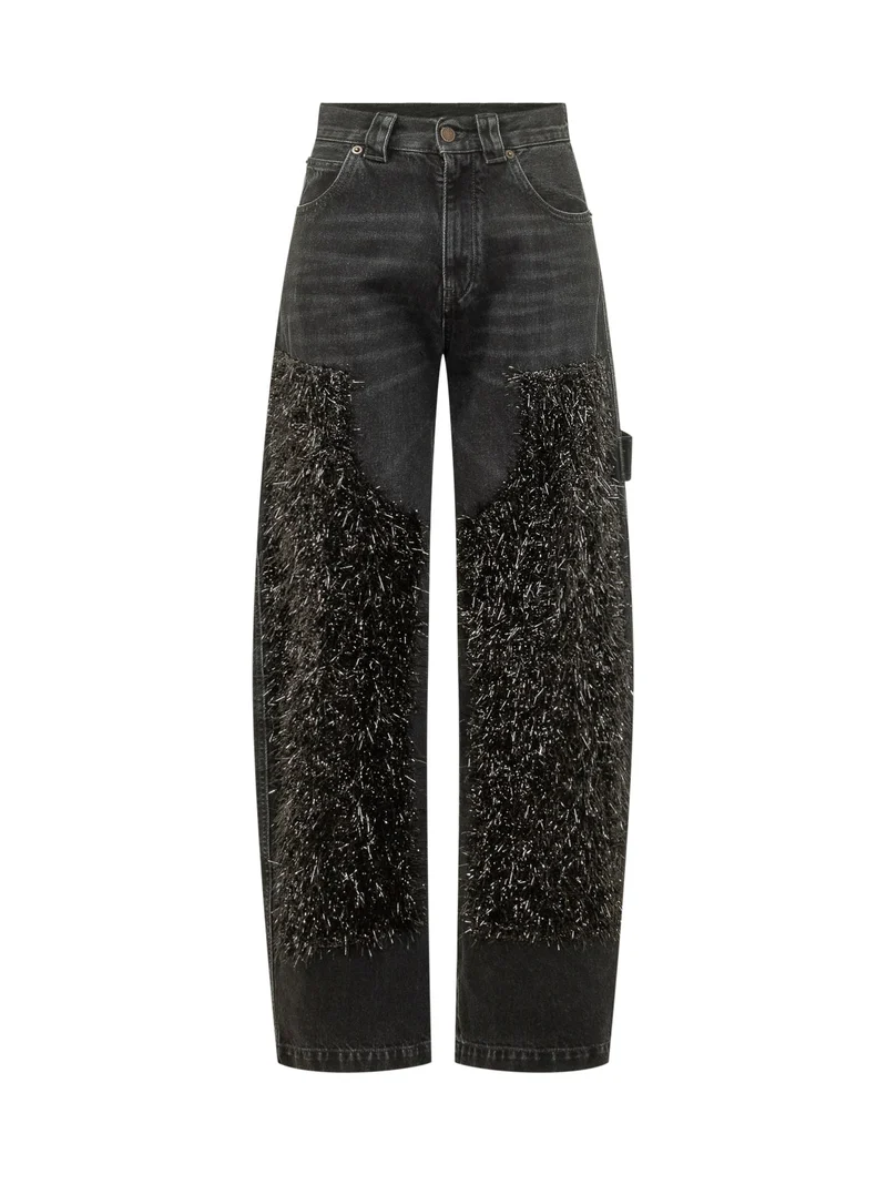 Jeans Audery con Frange Decorative