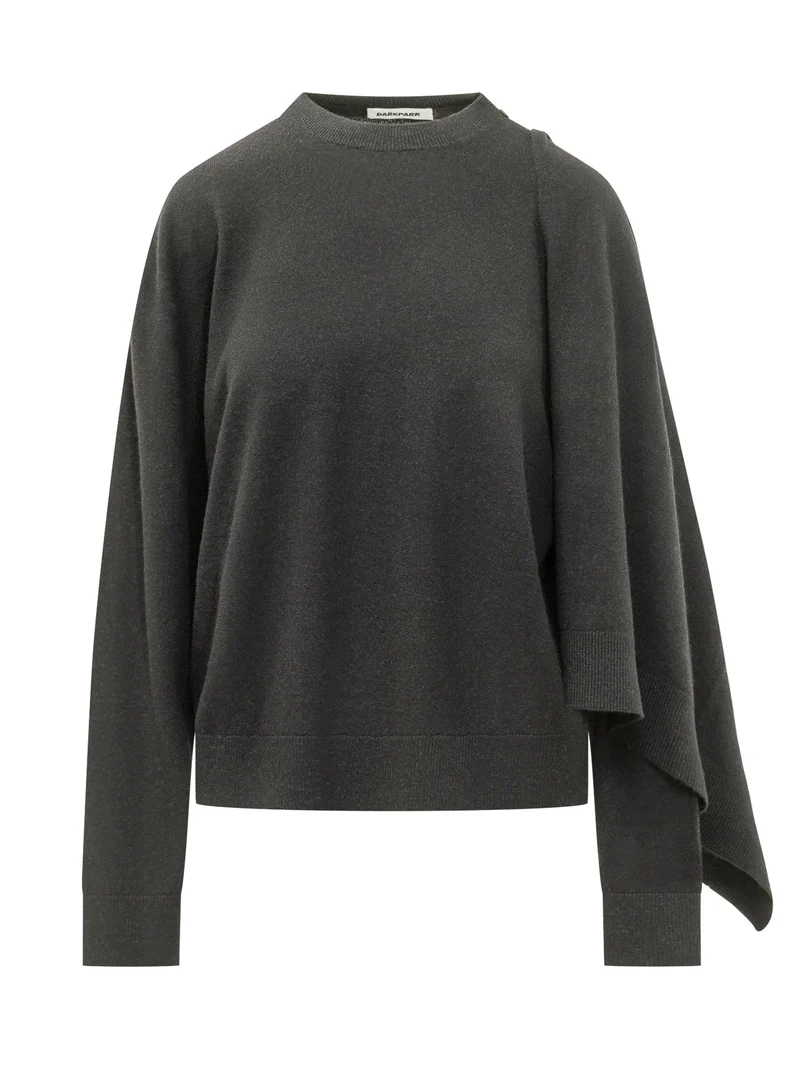 Top Addison con Drappeggio Asimmetrico