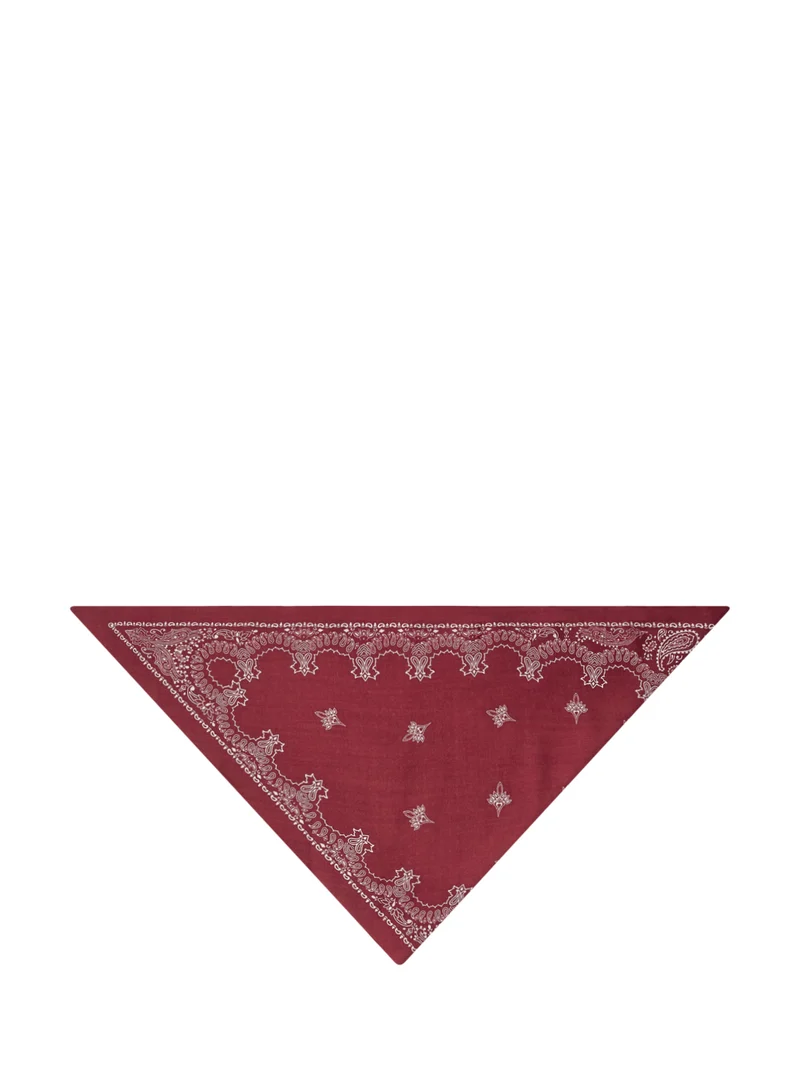 Triangle Bandana con Motivo Paisley