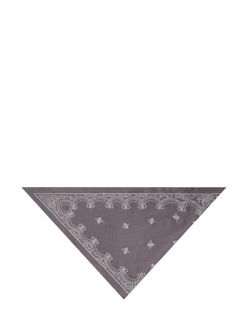 Triangle Bandana con Motivo Paisley