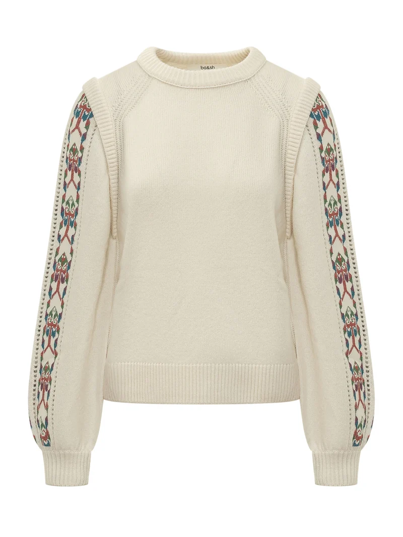Maglia Elda con Inserti Fantasia