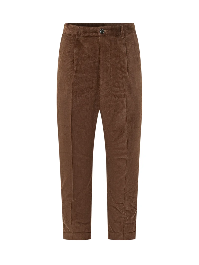 Pantaloni Carrot con Pince
