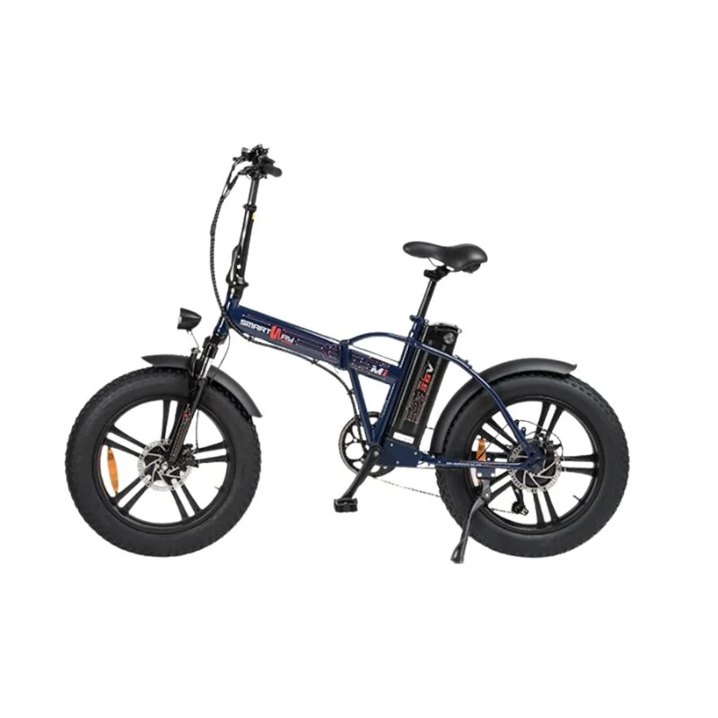 Smartway M1TR3SCB E-bike Fat Pieghevole con Telaio in Acciaio Shining Blue