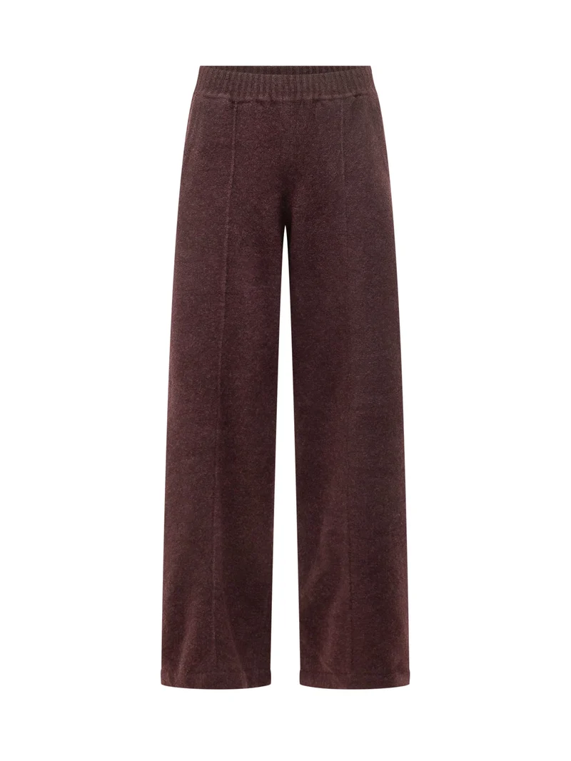 Pantaloni in Maglia a Gamba Ampia