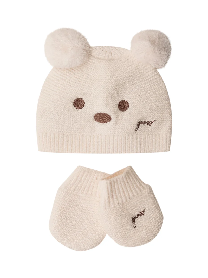 Set Berretto e Muffole con Pompon