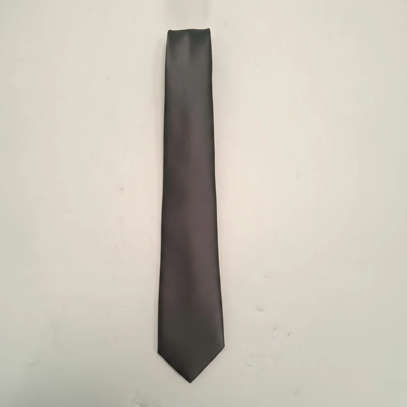 Cravatta raso liscio 5 cm per uomo - Grigio