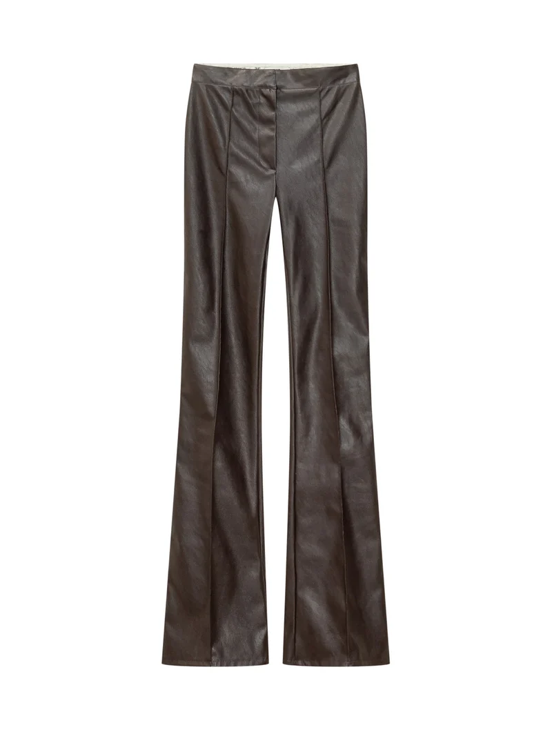 Pantaloni Ampi a Vita Alta