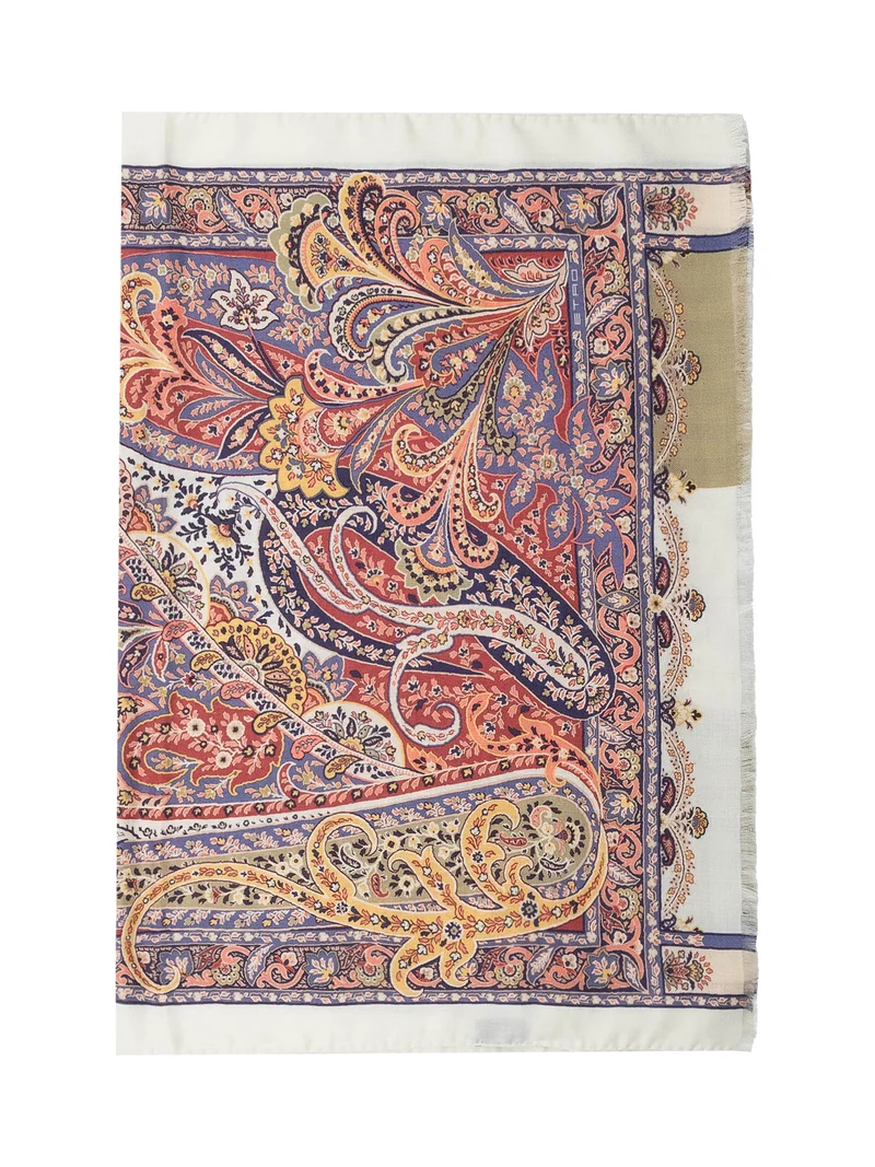 Sciarpa Orfeo con Stampa Paisley