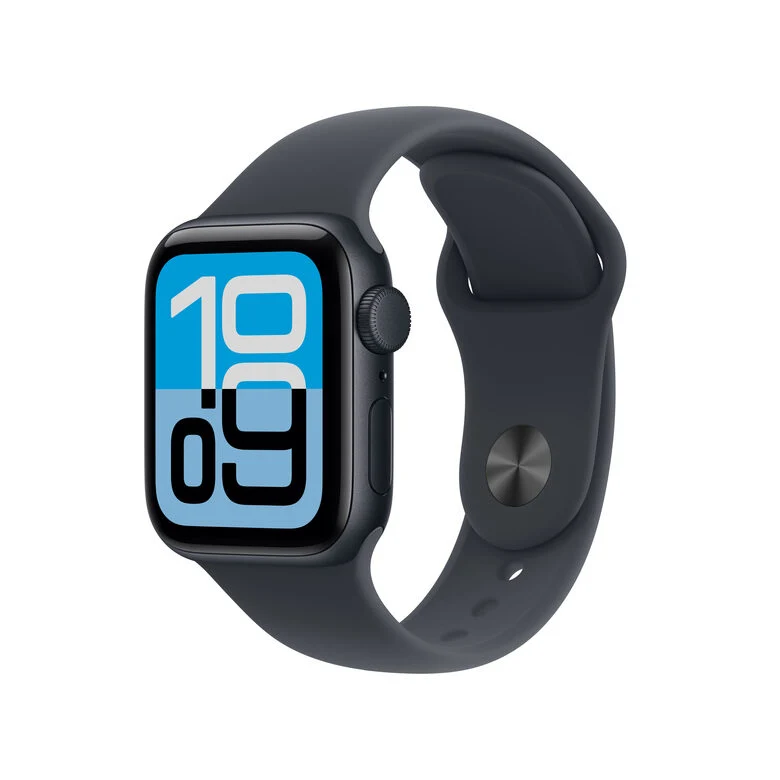 Apple Watch SE (3nd generation) SE 3 GPS 40mm Cassa Alluminio Mezzanotte con Sport Band Mezzanotte - S/M