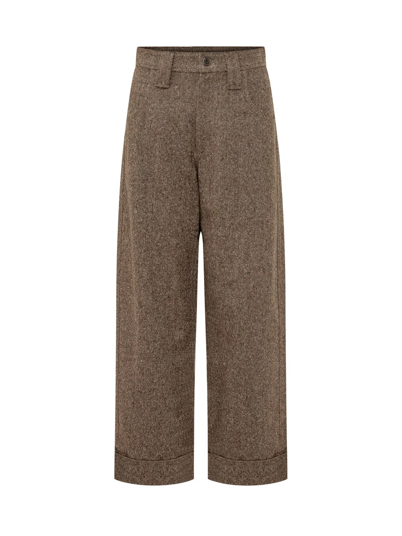 Pantaloni Ampi a Vita Alta
