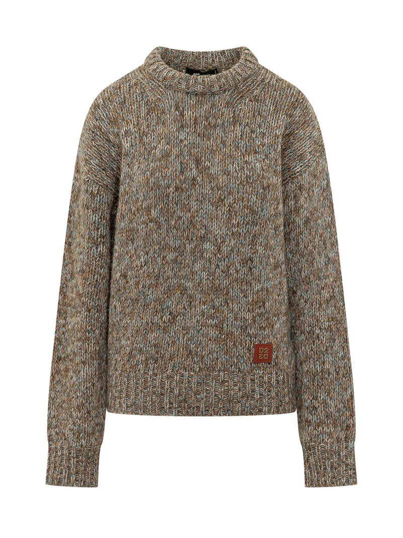 Pullover Mouliné Girocollo