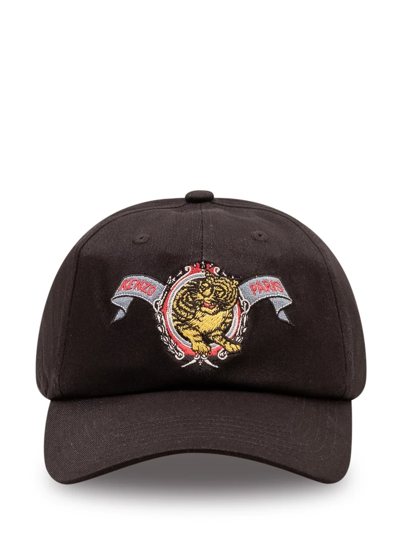 Cappellino con Ricamo Tigre
