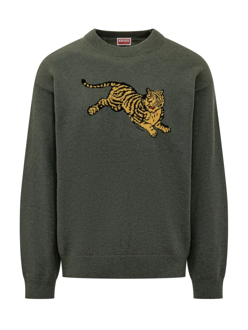 Maglia Jumping Tiger con Girocollo