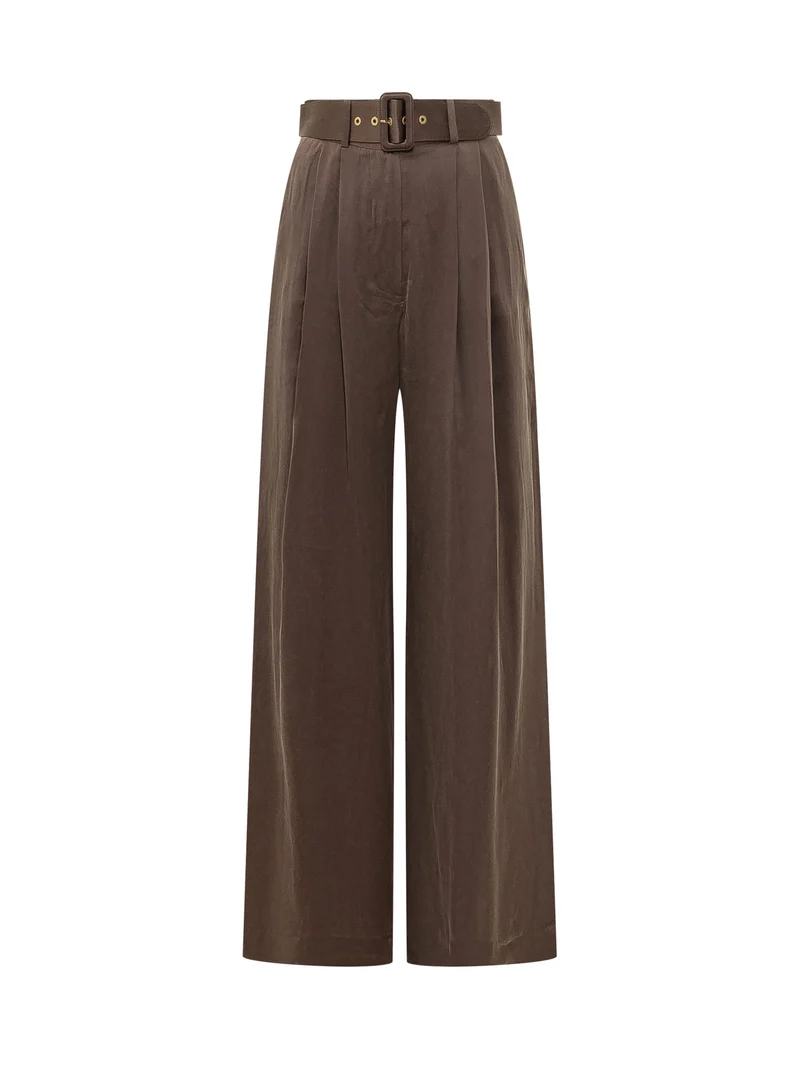 Pantaloni Ampi con Cintura